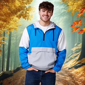 ANSZKTN ODM Half Zip Long <b>Letter</b> Garment Dyed Sports <b>Men</b> Women Warm Windproof Anti-fouling Sportswear Outdoor <b>Jacket</b> - Product Image 2