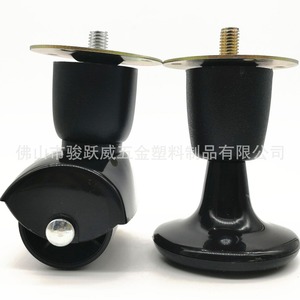 Furniture Casters 10cm Tall Threaded Stem PP Material <b>Swivel</b> Wheel Easy Installation Minimalist Design - Product Image 1