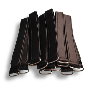 <span class=keywords><strong>Correa</strong></span> Multifuncional de 20 mm de Ancho con Gancho y Bucle Resistente al Desgaste, con Hebilla Metálica, Cuero PU para Zapatos y Bolsos, Adhesivo de una Cara - Product Image 4