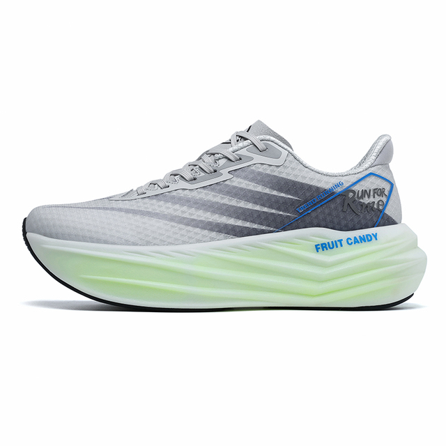 Unisex Jelly Gel Gradient Sole Running Shoes Trendy Lightweight Shock-Absorbing Shoes Daily Commute Couple Sneakers