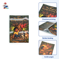 Livre d'histoires pour enfants personnalisé OEM, reliure parfaite, couleurs vives, dos carré, livre de lecture pour enfants