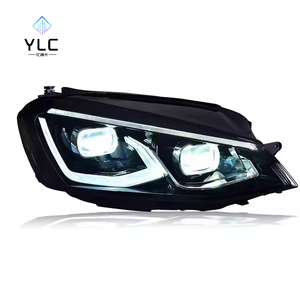 YLC - Ensemble <span class=keywords><strong>de</strong></span> phares avant LED <span class=keywords><strong>de</strong></span> haute qualité pour Volkswagen <span class=keywords><strong>Golf</strong></span> 6 MK6 2010-2014 - Phares antibrouillard - Product Image 2