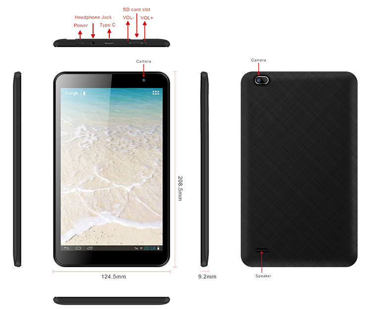 RK3326 1GB+16GB Android 10 Tablet for Kids - 8 Inch Wifi