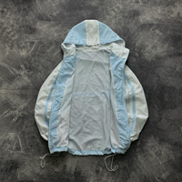Veste à capuche en nylon avec fermeture éclair personnalisée pour hommes manteaux de sport décontractés légers et respirants pour garçons sweat à capuche zippé à rayures