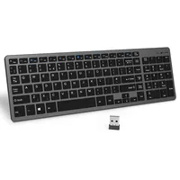 2.4g Customized Office Closed 2018 Slim Pc Keyboard Thai Wireless keyboard