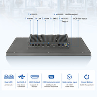 Fabricante de Paneles PC Industriales Ofrece Solución para Panel de Pantalla Táctil HMI, Linux/Windows, RS485, LAN, USB, COM, Monitor Industrial