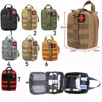 Kit de survie multifonctionnel pour le camping avec sac de traumatologie 1,1 kg en plastique pour les aventures de randonnée