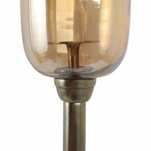 Glass Hurricane <b>Candle</b> Holder Tall Decorative Pillar <b>Taper</b> Candlestick for Table Home Decor - Product Image 6