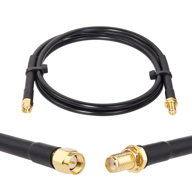 Custom RG58 Coaxial Cable SMA to SMA Connector RF Extension Cable for 3G 4G LTE Antenna Extention Jumper Pigtail Cable