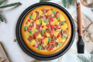 Piastra Sfrigolante Rotonda <span class=keywords><strong>in</strong></span> <span class=keywords><strong>Ghisa</strong></span> con Base <span class=keywords><strong>in</strong></span> Legno, Made <span class=keywords><strong>in</strong></span> China, Vendita Calda - Product Image 3