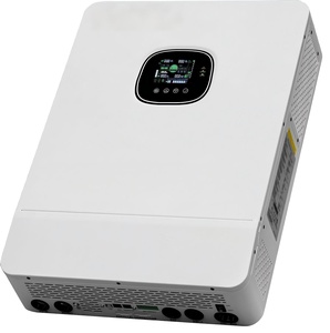 ระบบพลังงานแสงอาทิตย์แบบไฮบริด MPPT สำหรับกริดไฟฟ้า 220-240V ขนาด 6.3kW/10kW พร้อมหน้าจอ LCD แสดงผลเดี่ยว คลื่นไซน์บริสุทธิ์ ประสิทธิภาพ 98% 50/60Hz - Product Image 1