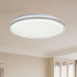 ไฟเพดาน <span class=keywords><strong>LED</strong></span> 120W 220V ขนาด 50 ซม. ปรับแสงได้สามสี แผงเหล็กป้องกันแสงสีฟ้า สำหรับตกแต่งบ้าน ห้องนอน ห้องนั่งเล่น - Product Image 2
