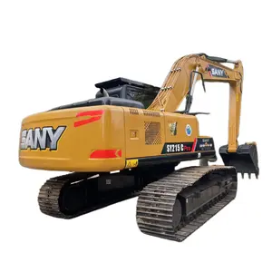 Authentic low working hours second hand crawler digger 21.5ton sany sy215c/sy215c/215 dpc/sy215-8/sy215 c9/sy215e excavator