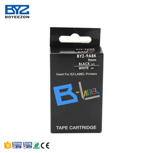 Boyeezon <span class=keywords><strong>Ruban</strong></span> d'étiquettes Casio compatible de haute qualité blanc sur noir BYZ-9ABK XR-9ABK <span class=keywords><strong>ruban</strong></span> de 9mm utilisé pour la <span class=keywords><strong>machine</strong></span> <span class=keywords><strong>à</strong></span> <span class=keywords><strong>écrire</strong></span> - Product Image 3