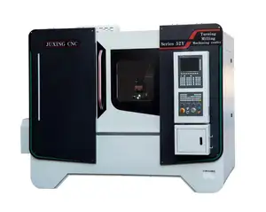 Nhà Sản Xuất Bán Hàng Trực Tiếp Nghiêng Giường CNC Máy Tiện Chính Xác Gia Công CNC Máy Tiện