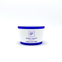 62mm 90ml Pot en plastique personnalisé pour le yaourt Pp Jelly Cup Boîte d'emballage de crème glacée Conteneur de yaourt Tasse de yaourt en plastique Iml