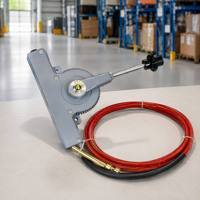 Levier de commande autobloquant robuste pour prise de force (PTO) avec câble pour accessoires de camions de dépannage, de voirie et de benne basculante