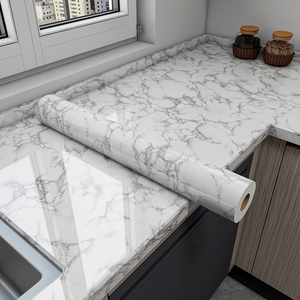 Papel Tapiz Autoadhesivo Impermeable con Patrón de Mármol de Alta Calidad - <span class=keywords><strong>Resistente</strong></span> al <span class=keywords><strong>Calor</strong></span> y al Aceite - Product Image 1