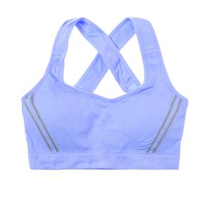 Venta de liquidación mujer de malla de bonita cruz Correa construido en almohadillas de entrenamiento ejercicio de Yoga deportes Bra Mujer - Product Image 1