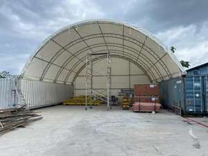 Mejor Precio en Carpas de Tela con Doble Estructura, Impermeables, para Exteriores, Almacenes de PVC, Garajes, Contenedores de Almacenamiento - Product Image 2