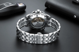 Reloj Automático de Lujo para Hombre, Acero Inoxidable, Resistente al Agua, Calendario, Relojes Mecánicos, Moda Casual, Reloj Hombre - Product Image 3