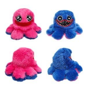 Venta al por mayor de fábrica: Peluche reversible de pulpo Wugg de 20 cm, juguete de algodón suave que cambia de color con relleno de PP, tipo bolsa, sin azo, empaquetado a granel. - Product Image 2