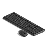 Clavier et souris sans fil haut de gamme Umila New Private 104 touches 2,4 GHz à membrane, ergonomique multifonctionnel avec bouton vocal