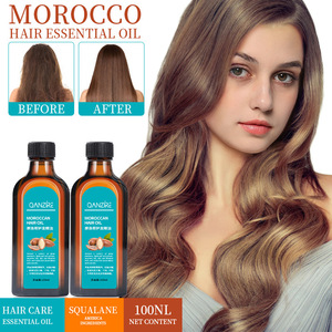 Huile Essentielle Capillaire <span class=keywords><strong>Bio</strong></span> Pure d'Extraction Végétale du Maroc, Huile Parfumée au Romarin Lissante Anti-Frisottis pour Soins Capillaires - Product Image 1