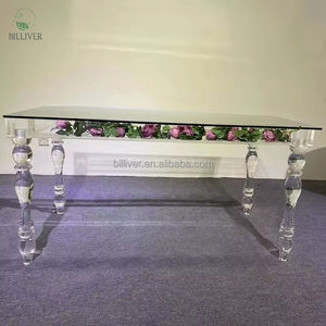 Accesorios <span class=keywords><strong>de</strong></span> boda, fiesta, banquete, mesa redonda <span class=keywords><strong>de</strong></span> plástico, mesa <span class=keywords><strong>de</strong></span> comedor nupcial, centros <span class=keywords><strong>de</strong></span> mesa <span class=keywords><strong>de</strong></span> acrílico transparente, Decoración <span class=keywords><strong>de</strong></span> mesa, boda - Product Image 3