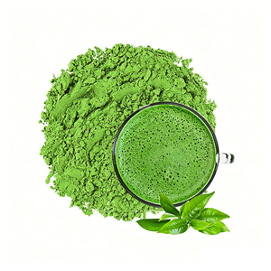 Poudre de thé vert matcha japonais importé - Couleur et saveur supérieures, sac refermable de 1 kg en vrac pour café et boulangerie - Product Image 2