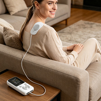 Appareil TENS sans fil facile à utiliser, masseur intelligent à thérapie thermique, appareil portable pour la gestion professionnelle de la douleur