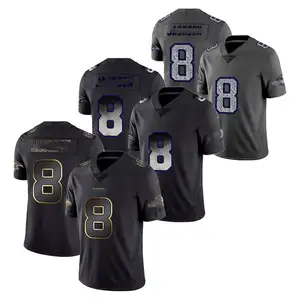 Wholesale Stitched American Football Wear Team Shirts Men's Uniform 8# Lamar Brown Rugby League Football jersey on sale