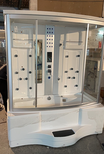 Cabina <span class=keywords><strong>de</strong></span> <span class=keywords><strong>Sauna</strong></span> Interior <span class=keywords><strong>de</strong></span> <span class=keywords><strong>Vapor</strong></span> <span class=keywords><strong>de</strong></span> Lujo <span class=keywords><strong>con</strong></span> Bañera <span class=keywords><strong>de</strong></span> <span class=keywords><strong>Hidromasaje</strong></span>, Ducha, Jacuzzi y Panel <span class=keywords><strong>de</strong></span> Control para Hotel - Product Image 3