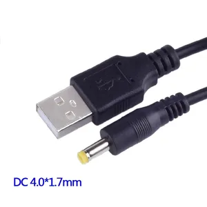 5V 2A DC 4.0mm X 1.7mm spina di alimentazione USB maschio a 4.0*1.7mm/cc 4017 cavo di alimentazione Jack 4.0x1.7mm 100CM 2M