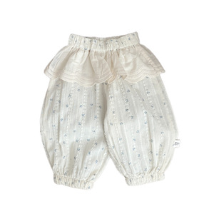 Traje de Verano Fresco para Niña, Estilo Coreano, Top Fresco con Tirantes, Pantalones de Algodón Antimosquitos para Bebé - Product Image 5