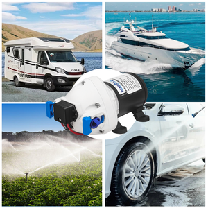 Mambaflo R3526144D Bomba de agua <span class=keywords><strong>Flo</strong></span>-jet 12V DC Bomba de agua de tres cámaras Pulverización Agrícola e riego por goteo <span class=keywords><strong>3</strong></span>.0GPM 50PSI - Product Image 5