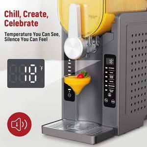 Nueva Máquina Eléctrica para Hacer Helados y Granizados de Acero Inoxidable de 2.6L, Automática, de Alta Eficiencia, Portátil, para Uso Comercial en Panaderías, con Pantalla Táctil - Product Image 5