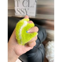 Porte-clés doux confortable boule de Tennis moelleuse pendentif en peluche porte-clés jouet en peluche doux pour la décoration de sac à dos de sport pour les femmes