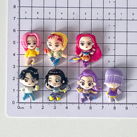 Breloques en résine écologiques pour jeux, modèles d'anime, dessins animés, kawaii, décoration DIY pour coques de téléphone, pinces à cheveux, Noël, Halloween