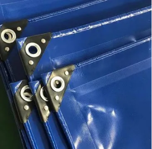 Bâche en PVC Enduit Bleue Imperméable Robuste 1000GSM Rétractable en Vinyle, 30x40 PI, Prix d'Usine, pour Couverture de Camion - Product Image 4