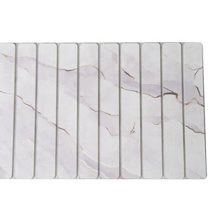 Tappetini da Bagno Personalizzabili in Diatomite con Motivo Marmorizzato Dorato, Antiscivolo, Ecologici, Design Moderno, Antibatterici - Product Image 1