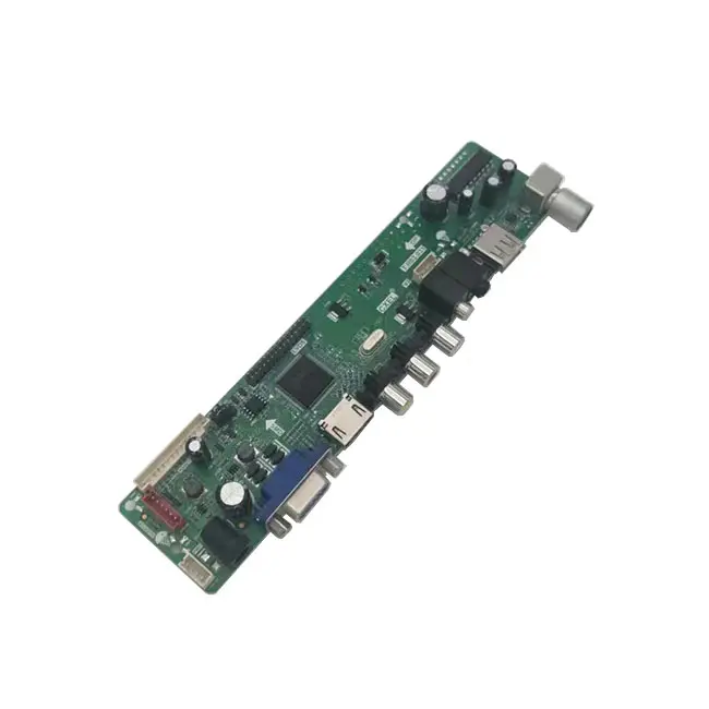 Placa de driver universal para tv, kit com controle lcd para tv/av/pc/usb led, placa t. r83.031, 83031