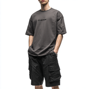 Camisetas de Algodón Grueso de Alta Calidad, Personalizadas con Marca, Impresas y Bordadas para Hombre - Product Image 2