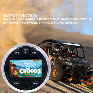 Haskin H-301 Âm Thanh Nổi Hàng Hải Với Dây Cổng USB 2 Vùng AM/FM/Blue-Tooth 4X50W Điều Khiển Từ Xa - Product Image 5