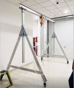 5Т Складной Мини-Кран Передвижной Алюминиевый/Легкий Алюминиевый Мини-Подъемник Регулируемый Портативный Козловой Кран - Product Image 5