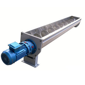 U Type Industrial Belt Conveyor for Powder Cement Granule <b>Transport</b> Automatic Spiral Design Stainless Steel Adjustable Speed - Product Image 6