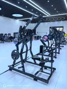 Machine de <span class=keywords><strong>musculation</strong></span> professionnelle robuste Rosen à charge par plaques <span class=keywords><strong>en</strong></span> acier, Iso-lateral Premium pour tirage frontal, pour l'entraînement corporel - Product Image 6