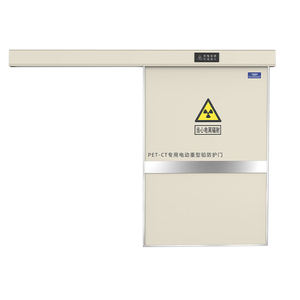 Puerta Corredera Automática de Protección contra Radiación para Sala de Tomografía Computarizada de Hospital con Sensor Infrarrojo y Panel de Control Inteligente - Product Image 1