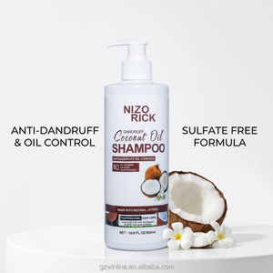 Shampooing Professionnel Anti-Pelliculaire et Séborégulateur à l'Huile de Coco <span class=keywords><strong>Sans</strong></span> <span class=keywords><strong>Sulfate</strong></span> Marque Blanche 500ml Vente en Gros - Product Image 1