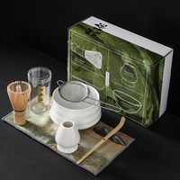 Service à thé Matcha bol et fouet Matcha Kit de démarrage Kit de cérémonie Set de cérémonie du thé japonais pour la fabrication du Matcha